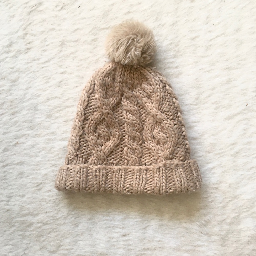 Tan Knit Beanie H&M